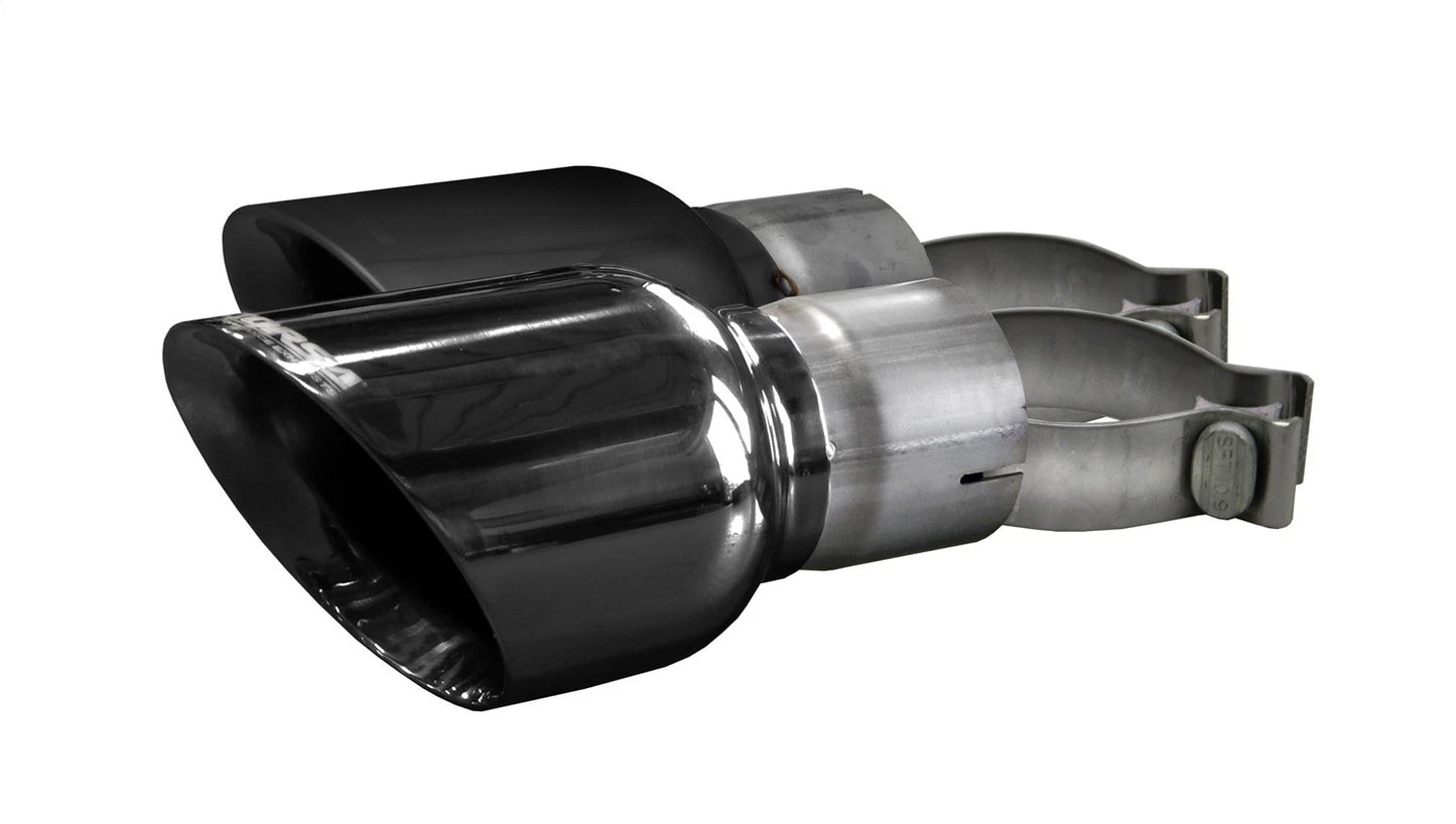 CORSA Replacement / 4.5 in Single Slash Tip | Mustang 15-23 GT/EcoBoost (14346BLK)