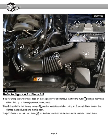 aFe Magnum FORCE Stage-2 Cold Air Intake w/ Pro Dry S | Ford Mustang (18-19) (54-13039R)