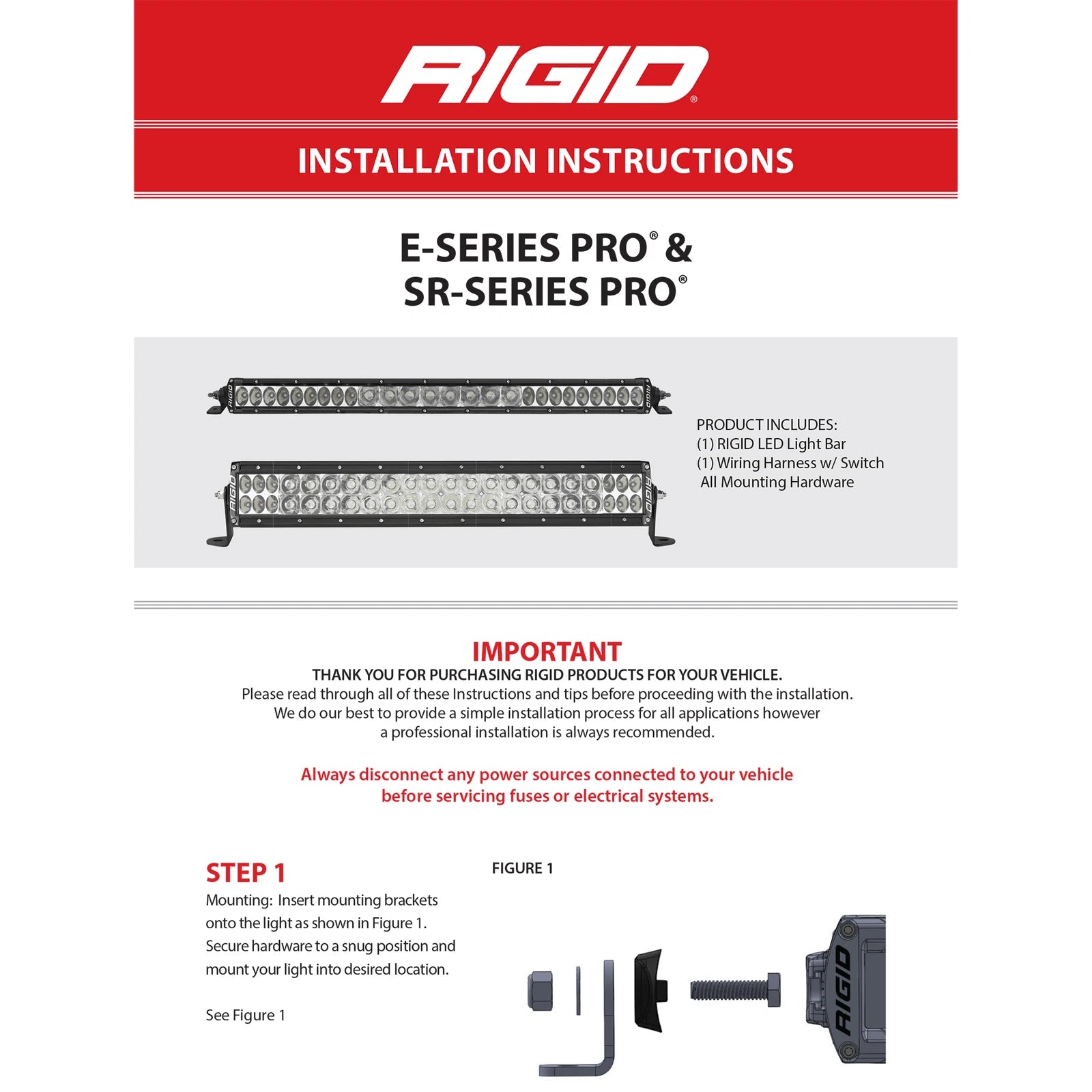 Rigid SR-Series Pro LED Light - Spot/Flood / 6in / Black Housing (RIG906313)