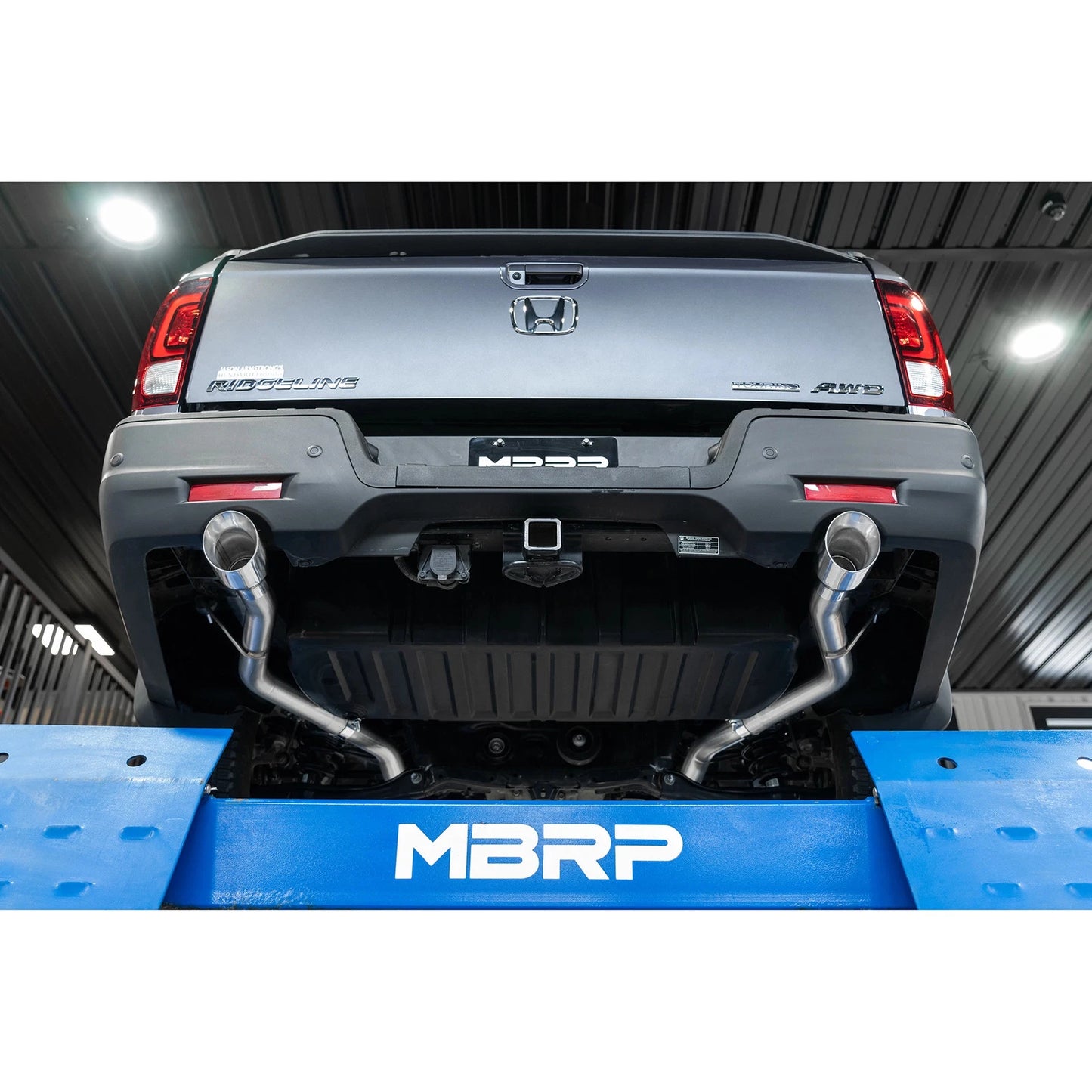 MBRP T304 SS 2.5in Cat-Back Dual Split Rear Exit Exhaust | Honda Ridgeline (21-22) (S5901304)