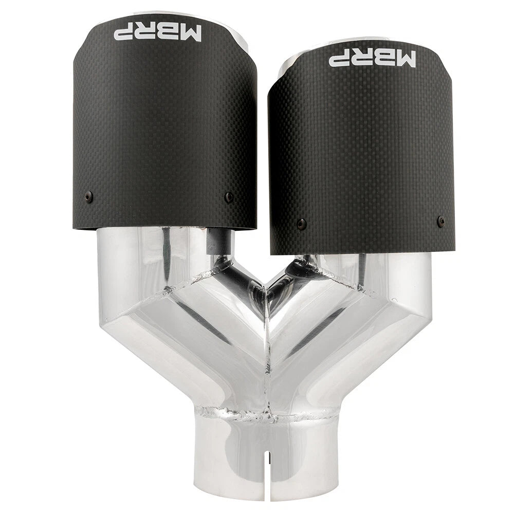 MBRP Dual Wall Angle Cut Dual 4-Inch Outlet | Universal (T5183CF)