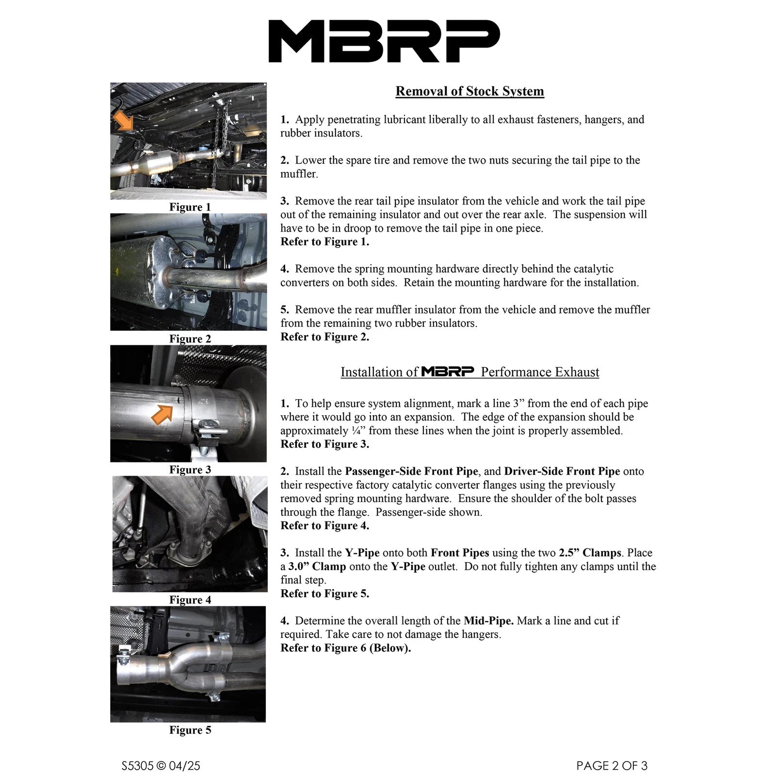 MPRP 22-25 Toyota Tundra 3.4L 3in Cat Back Single Rear Turn Down | Toyota Tundra (22-25) (S5305304)