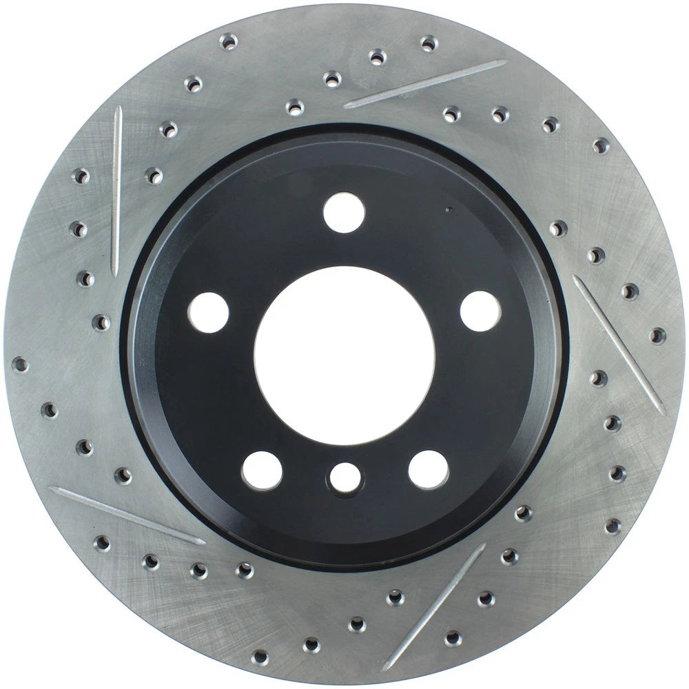 StopTech 127.34141R Rear Right Drilled Brake Rotor for 2017-19 330i / 12-16 335i