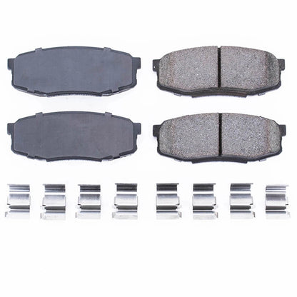 PowerStop 17-1304 Z17 Ceramic Rear Brake Pads Set for 08-21 LX570 / Land Cruiser