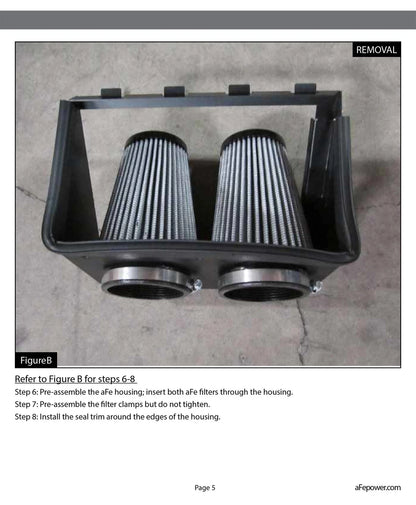 aFe Magnum FORCE Stage-2 Cold Air Intake F&R | Ford F-150 V6 3.5L EcoBoost (12-14) (54-12192)