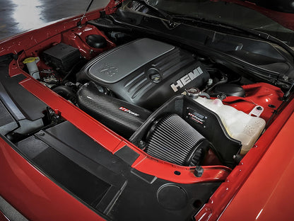 aFe Track Series CF Stage 2 Intake w/ Pro Dry S | Dodge Challenger V8 (11-18) (51-12162-C)