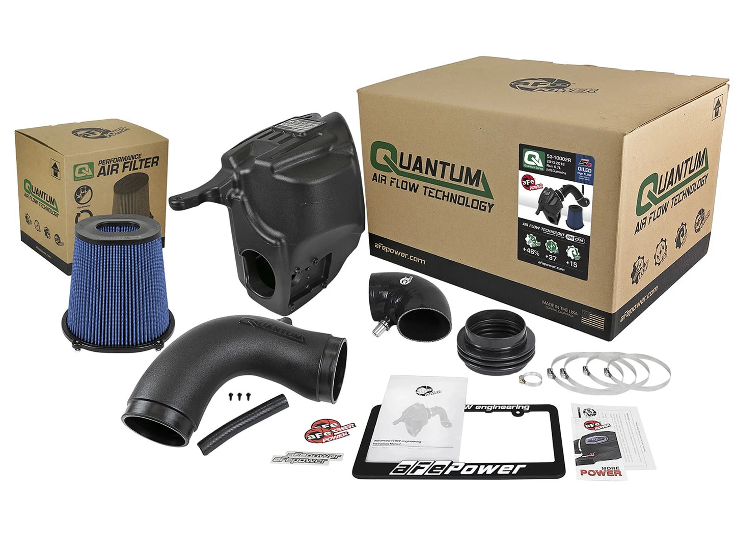 aFe Quantum Pro 5R Cold Air Intake | Dodge Cummins L6 6.7L (13-18) (53-10002R)