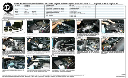 aFe MagnumFORCE Stage-2 Intake | Toyota Tundra/Sequoia (07-22) (51-81174)