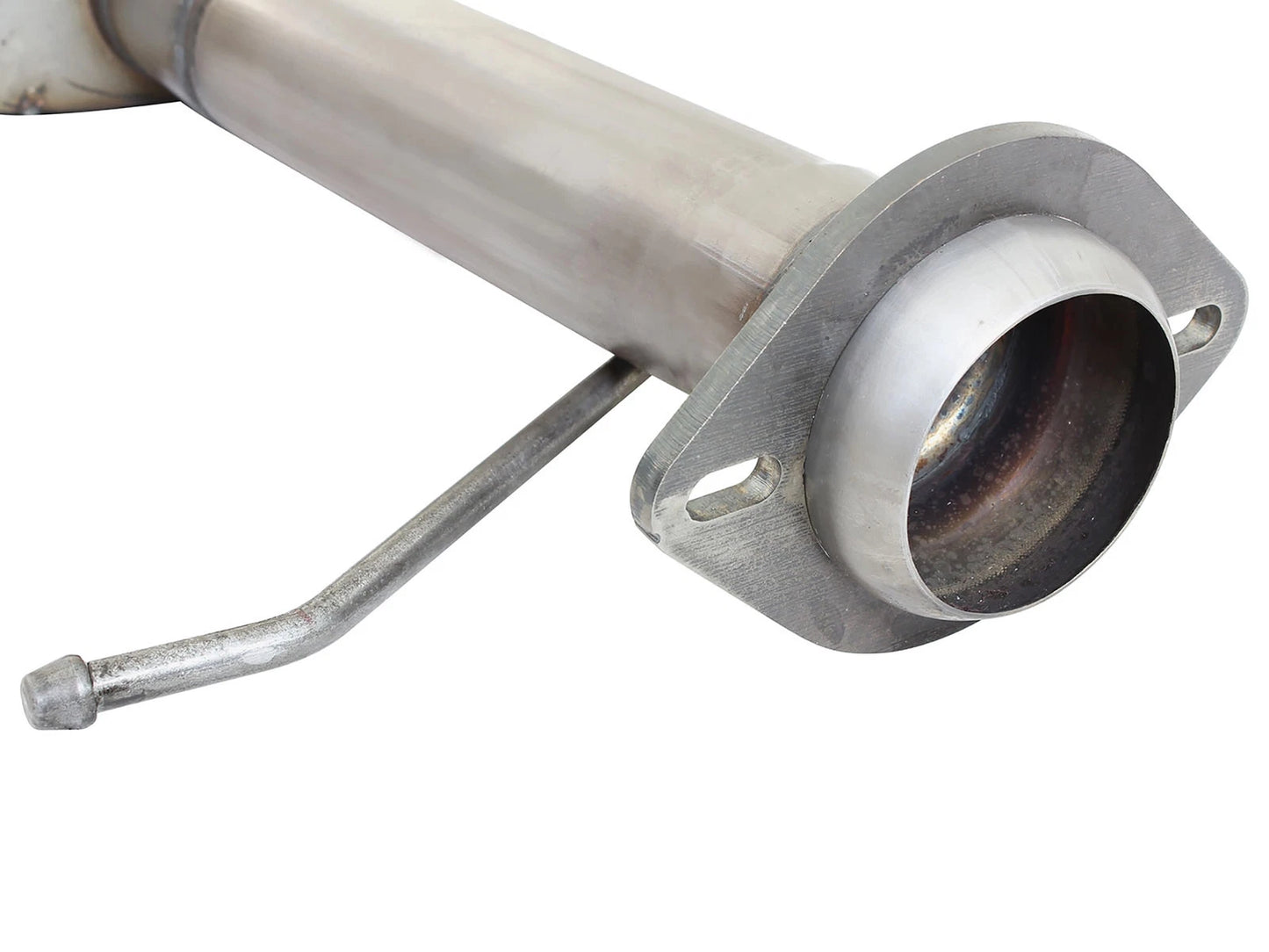 aFe 3in to 2.5in SS Front Side Exit Cat-Back Exhaust w/ Black Tip | Ford F150 (10-14) (49-43071-B)