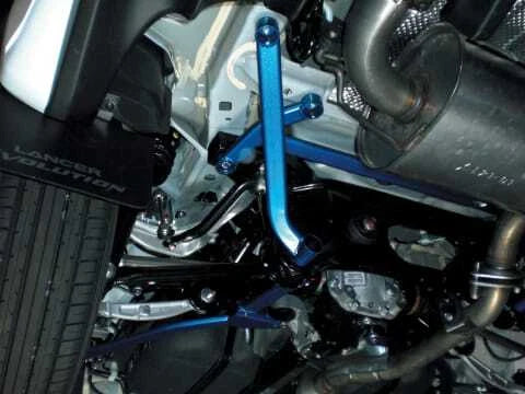Cusco Rear Member Rear Brace | 2008-2015 Mitsubishi Evo X (566 492 RR)