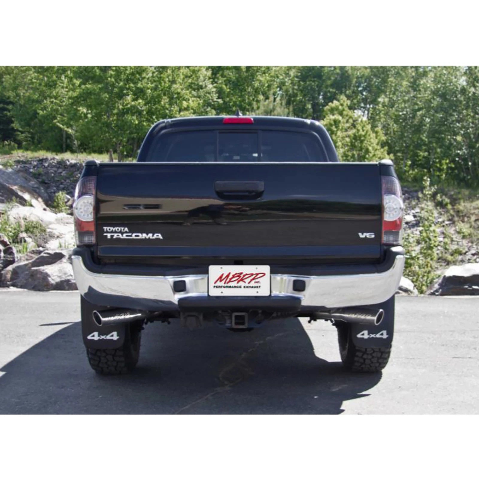 MBRP 2.5in. Dual Split Side Cat-Back Exhaust | Toyota Tacoma 4.0L EC/CC (05-13) (S5328AL)