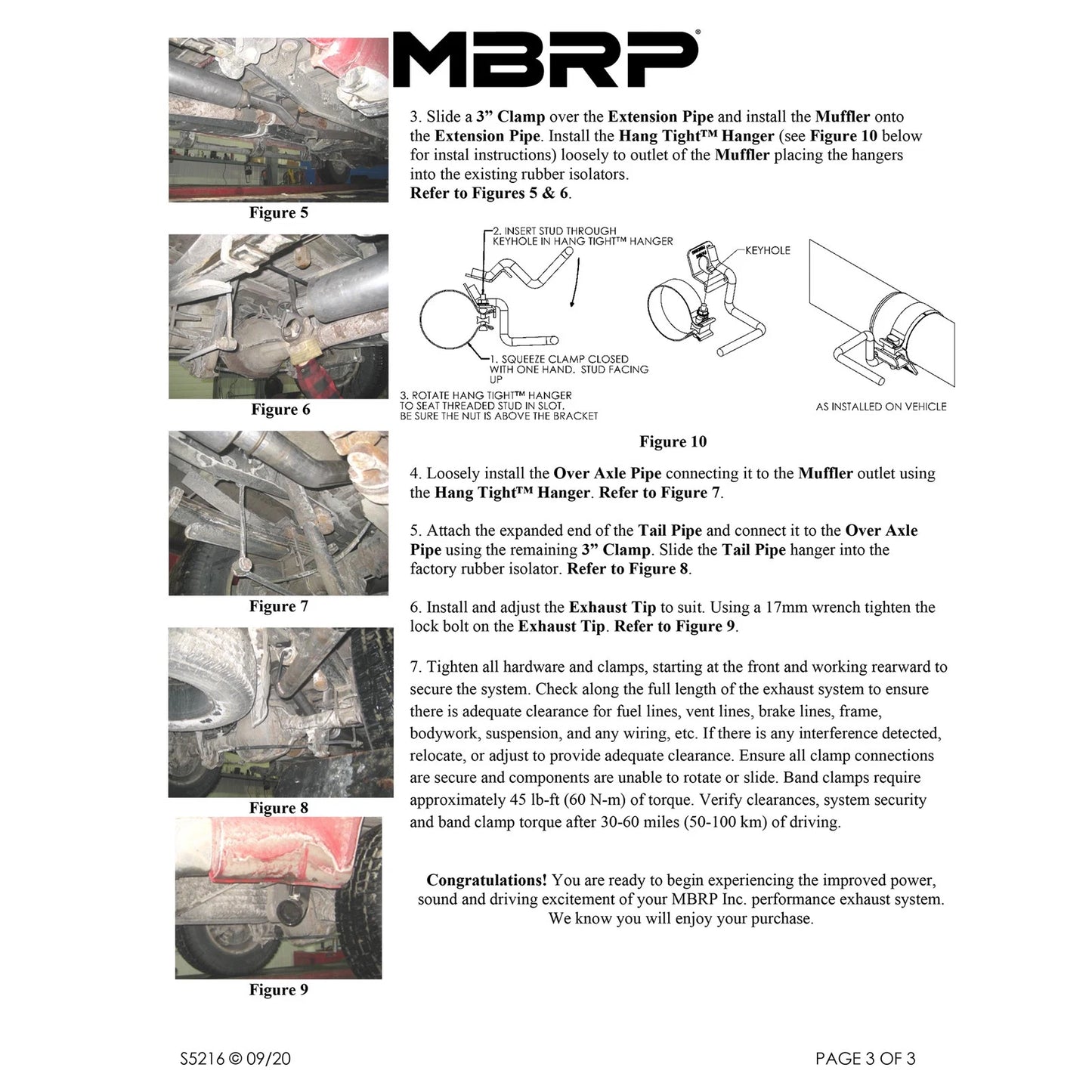 MBRP 3in Aluminum Cat-Back Single Side Exhaust | Ford F-250/350 08-12 (S5216AL)