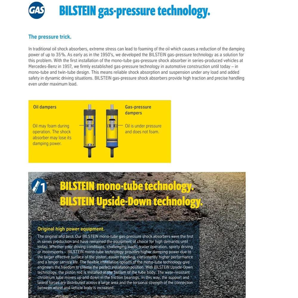 Bilstein B6 4600 Suspension Shock Absorber for 1999-2016 Ford F-250 Super Duty 4WD