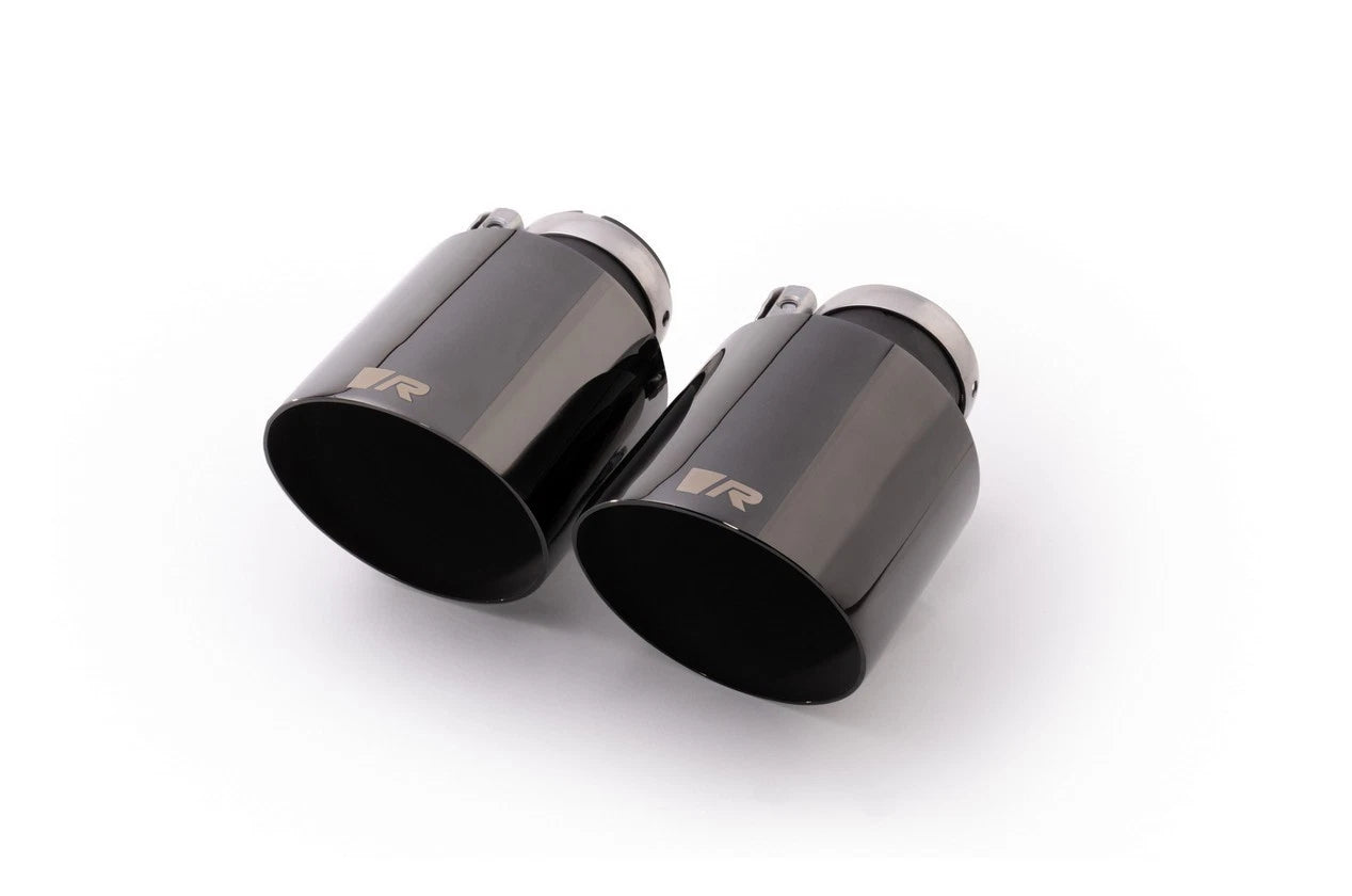 Remus SS Tail Pipe Set 102mm Angled Straight Cut Glossy Black