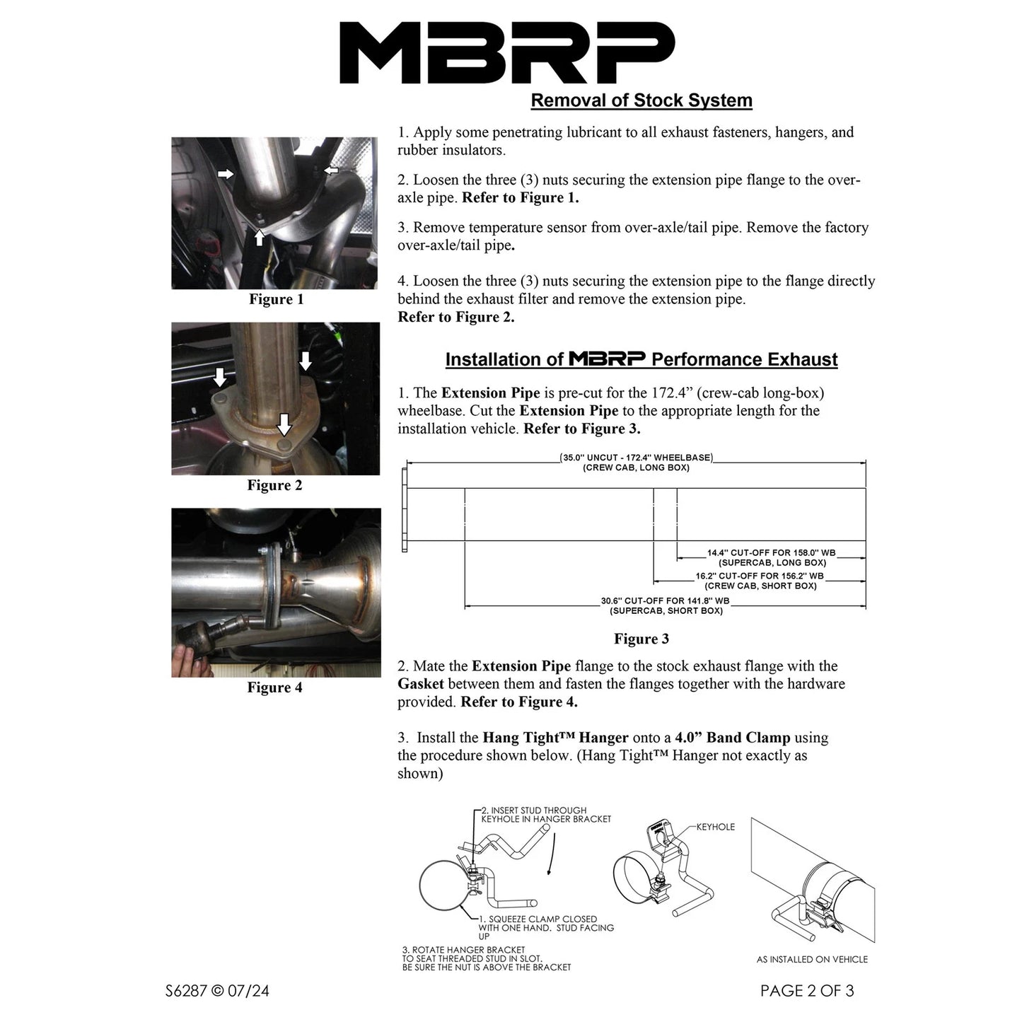 MBRP 4in Single Side Exit Aluminized Exhaust w/ 5in Tip | Ford F250/350/450 6.7L (15) (S6287AL)