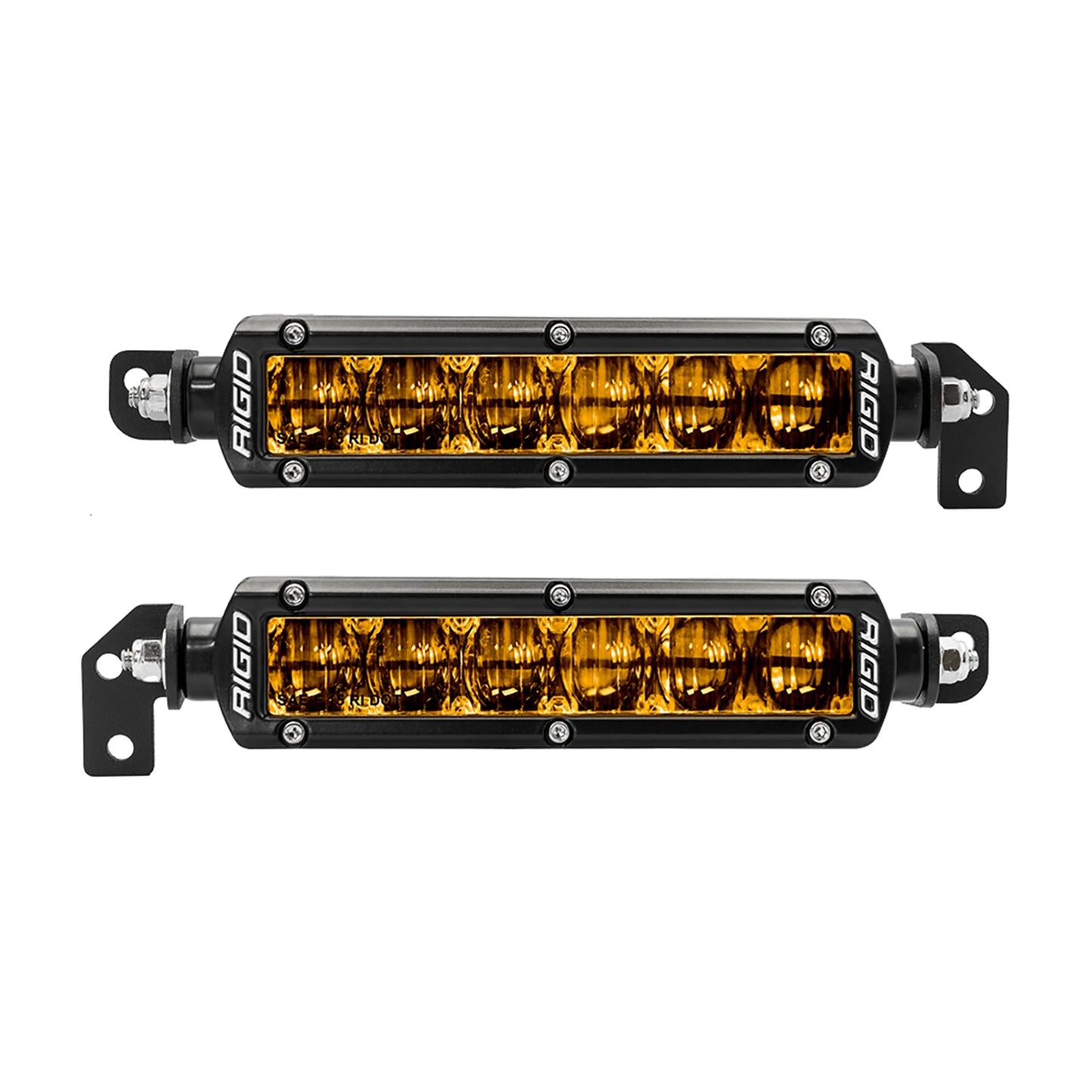 Rigid 37201 SR-Series PRO DOT SAE Yellow Fog LED Lights Kit Set for 22-24 Tundra