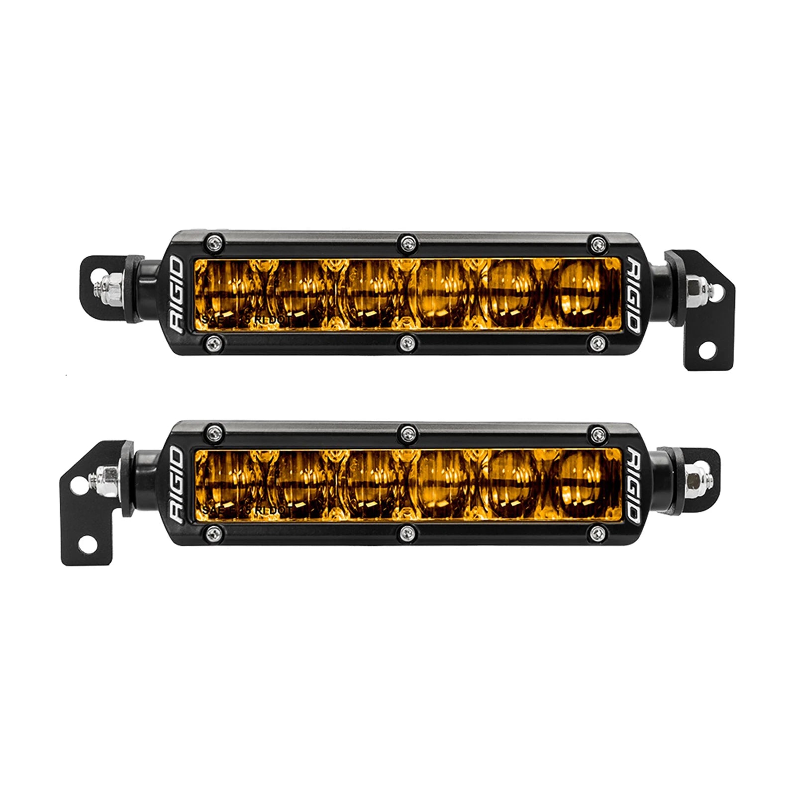 Rigid 37201 SR-Series PRO DOT SAE Yellow Fog LED Lights Kit Set for 22-24 Tundra
