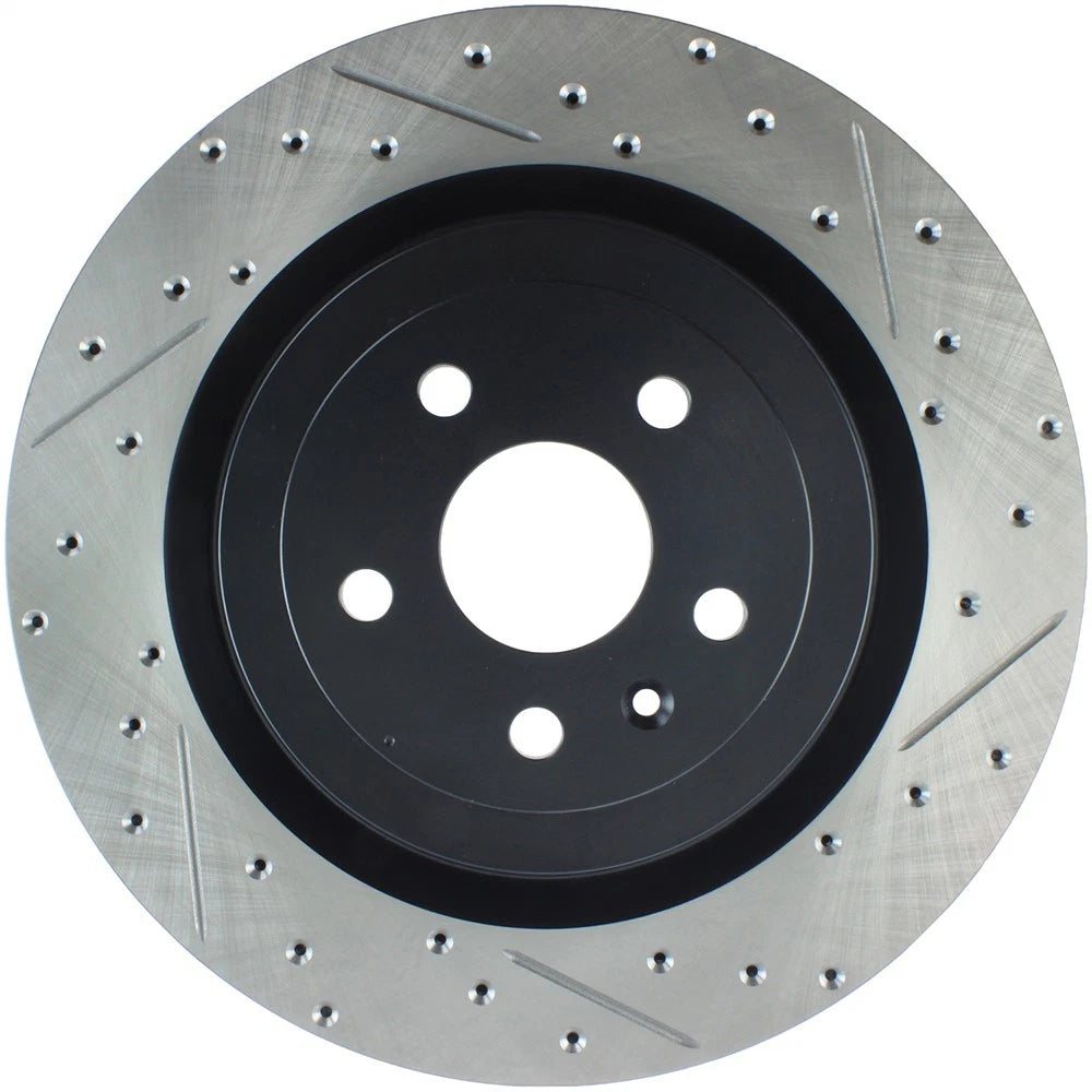 StopTech 127.62119L Rear Left Drilled Brake Rotor for 2009-19 CTS / 10-20 Camaro