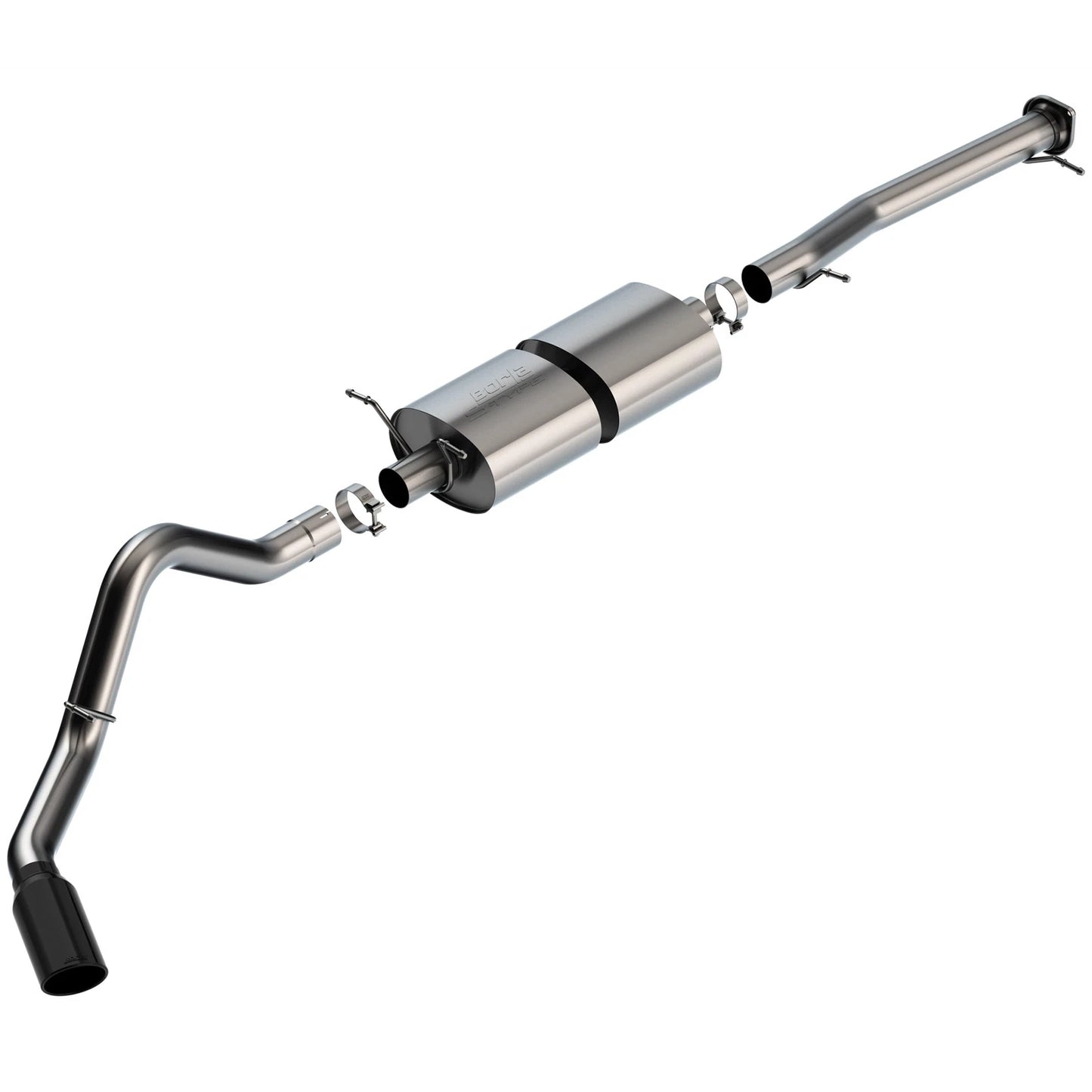 Borla 6.6L T-304 SS Cat-Back S-Type Exhaust | Chevrolet Silverado / GMC Sierra (20-22) (140833BC)
