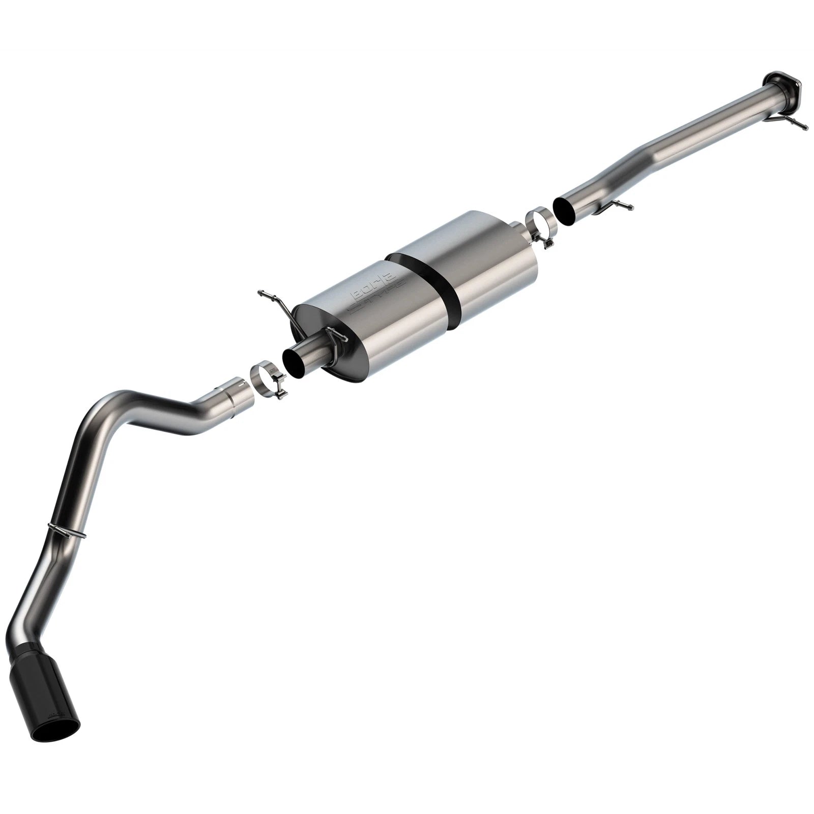 Borla 6.6L T-304 SS Cat-Back S-Type Exhaust | Chevrolet Silverado / GMC Sierra (20-22) (140833BC)
