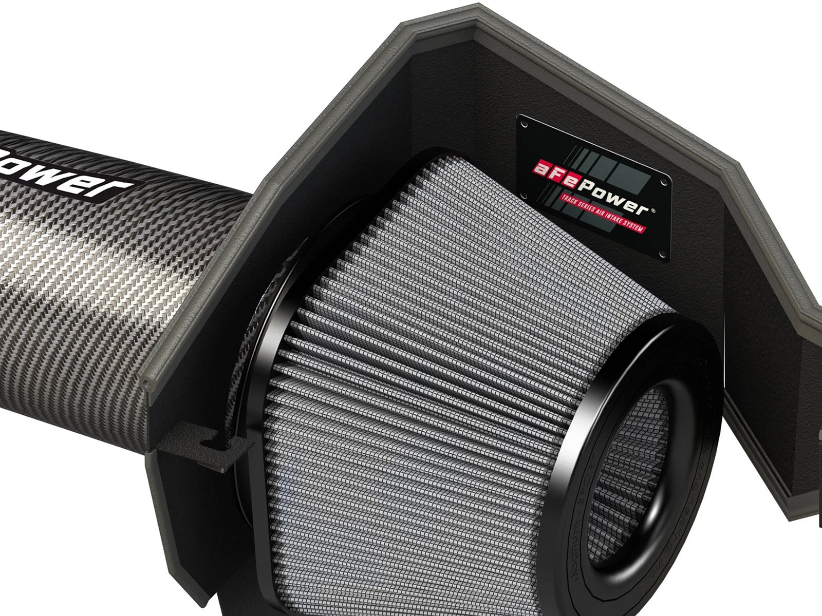 aFe Track Series CF Stage 2 Intake w/ Pro Dry S | Dodge Challenger V8 (11-18) (51-12162-C)