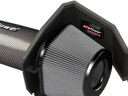 aFe Track Series CF Stage 2 Intake w/ Pro Dry S | Dodge Challenger V8 (11-18) (51-12162-C)