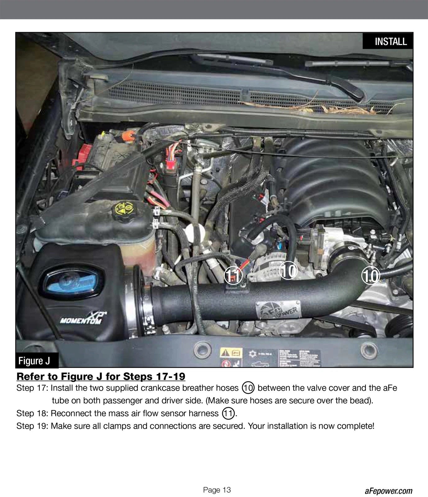 aFe Momentum XP Cold Air Intake w/ Pro 5R Brushed | GM Silverado/Sierra 1500 2014-19 (50-30028RH)