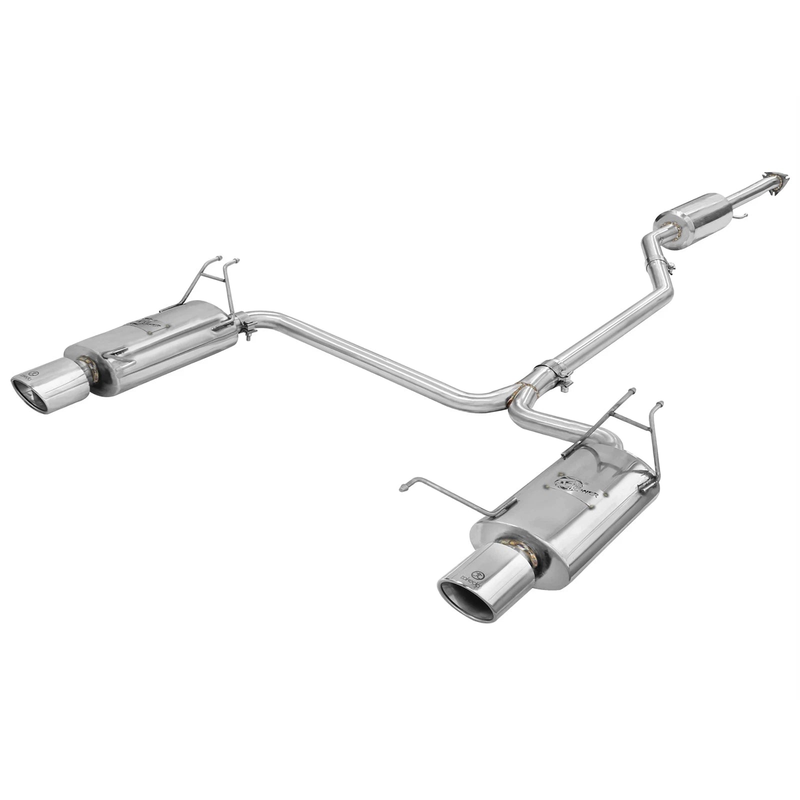 aFe Takeda 2.25in to 2in SS Cat-Back | Honda Accord V6 (08-12) (49-36612)