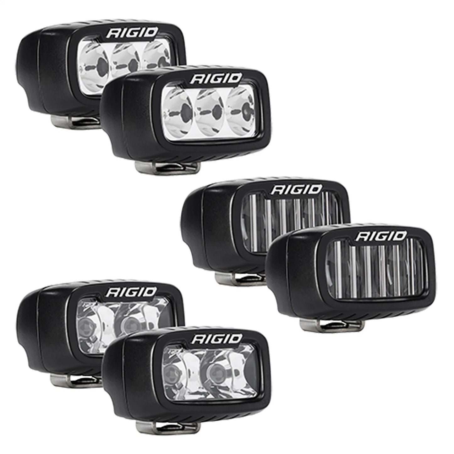 Rigid 46731 SR-M Series SAE Spot Drive White Fog LED Lights Kit for 21-24 Bronco