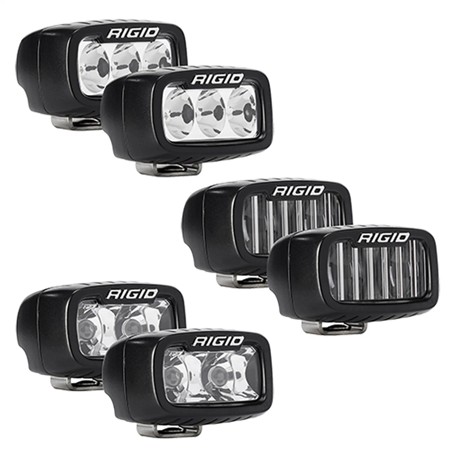 Rigid 46731 SR-M Series SAE Spot Drive White Fog LED Lights Kit for 21-24 Bronco