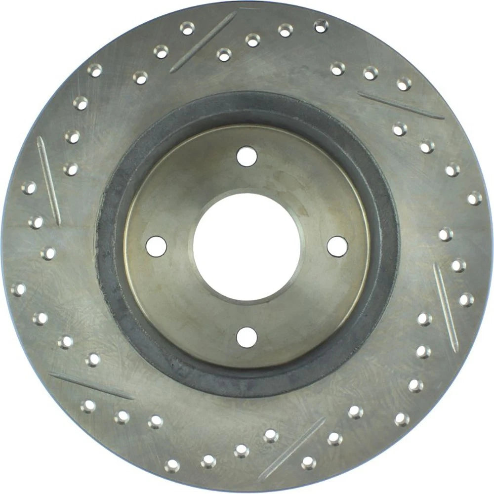 StopTech 127.42021L Rear Left Drilled Disc Brake Rotor for 1984-85 Nissan 300ZX