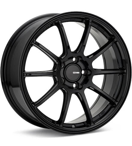 Enkei Triumph Gloss Black | 18x9.5" +45mm | 5x100mm Wheel