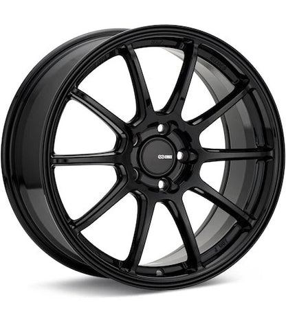 Enkei Triumph Gloss Black | 18x9.5" +45mm | 5x100mm Wheel