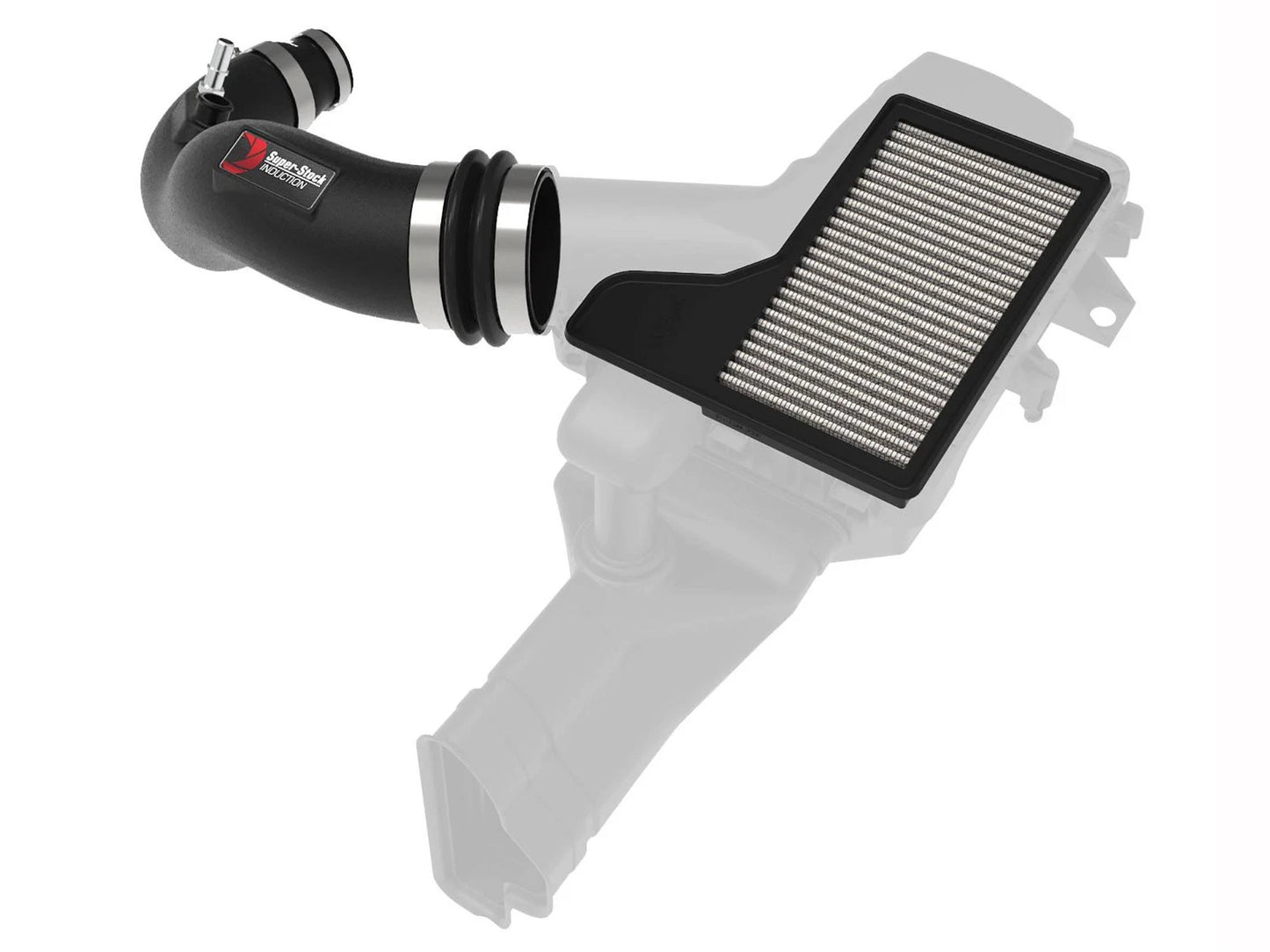 aFe Super Stock Pro Dry S Induction System | Ford Mustang L4-2.3L (15-20) (55-10006D)
