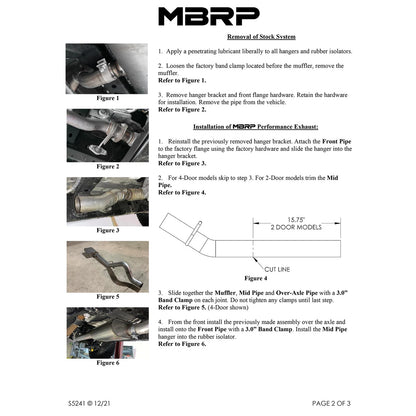 MBRP 3" Armor Pro D&S Dual Rear Exit Catback | Ford Bronco (21-22) (S5241304)