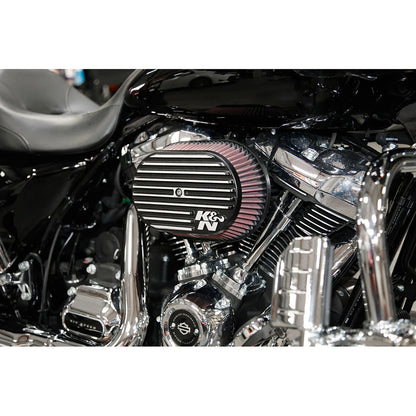 K&N Street Metal Intake System | Harley-Davidson Road King F/I 88cl Side Draft Dyna/Softail (RK-3953)
