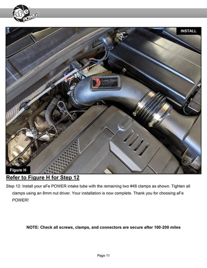 aFe Pro 5R Super Stock Induction System | VW Golf R 2015-2019 (55-10012R)