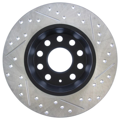StopTech Slotted & Drilled Brake Rotor - RR | 2010-2014 Volkswagen Golf GTI (127.33099R)