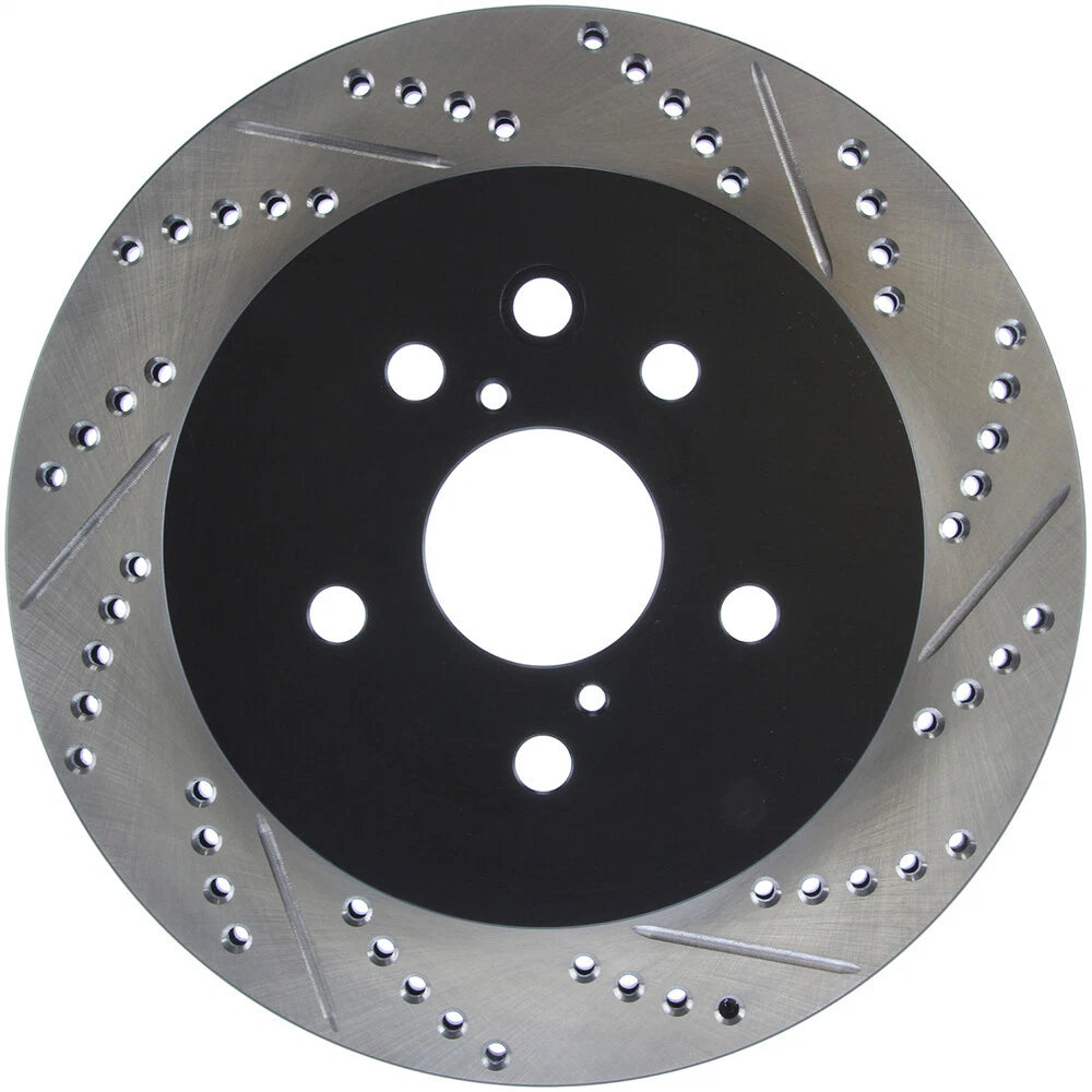StopTech 127.44141L Rear Left Drilled Brake Rotor for 10-15 IS250 / 06-15 IS350