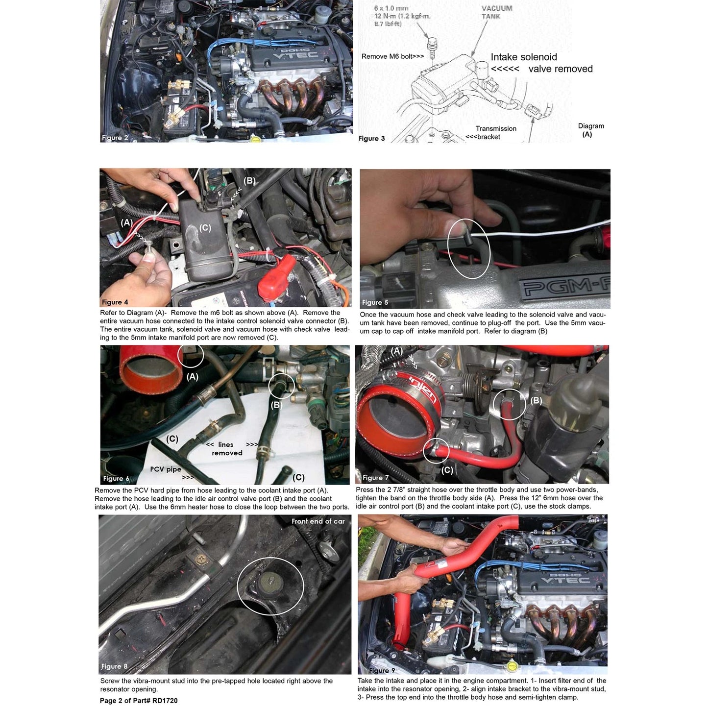 Injen Cold Air Intake System | 1997 - 2001 Honda Prelude (RD1720)