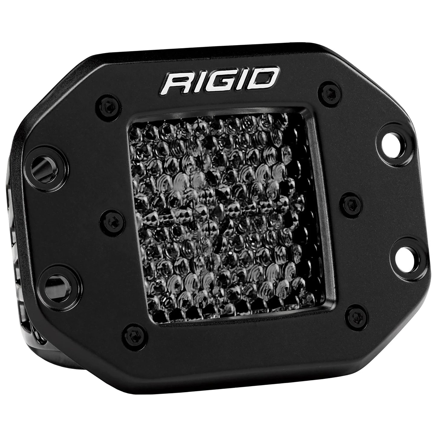 Rigid Industries Rigid D-Series Pro Midnight Light - Spot Diffused / Flush / Pair (RIG212513BLK)