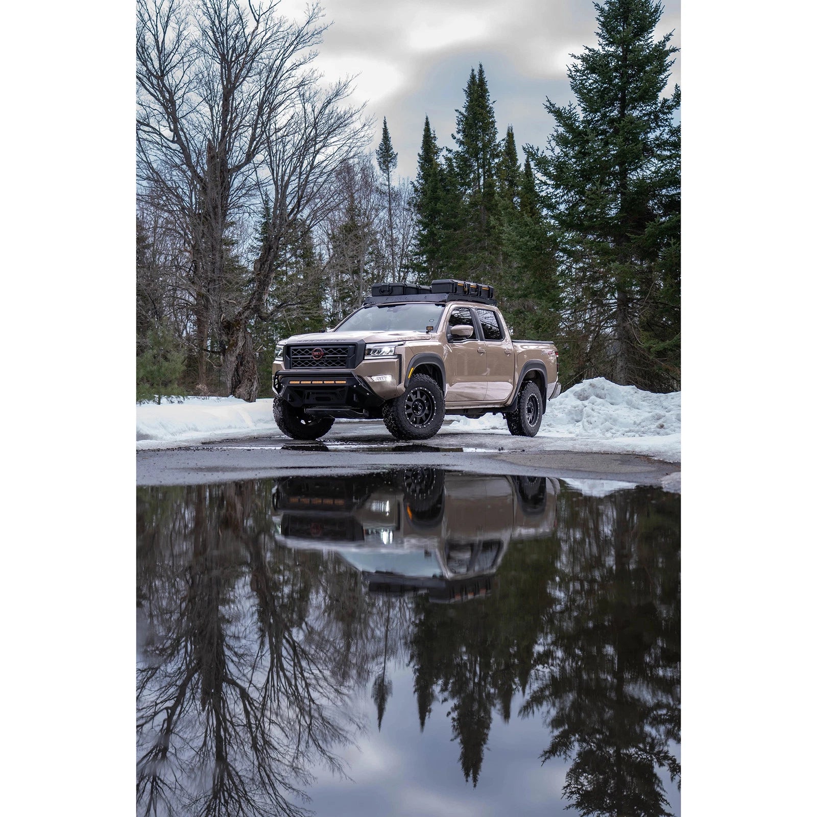 MBRP 3in Tip 3in Cat Back Turndown Exit Street Profile | Nissan Frontier (22-23) 3.8L (S5409AL)