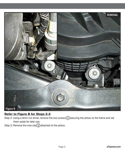 aFe Magnum FORCE Stage-2 Pro DRY S Intake | Ford Diesel Trucks V8 6.7L (17-18) (54-13017D)