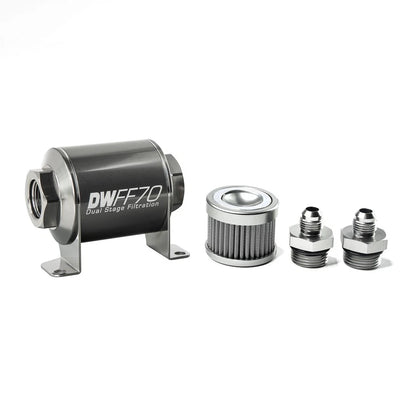 DeatschWerks Universal 70mm 100 Micron Fuel Filter Kit (8-03-070-100K-10/-38/-516/-6/-8)