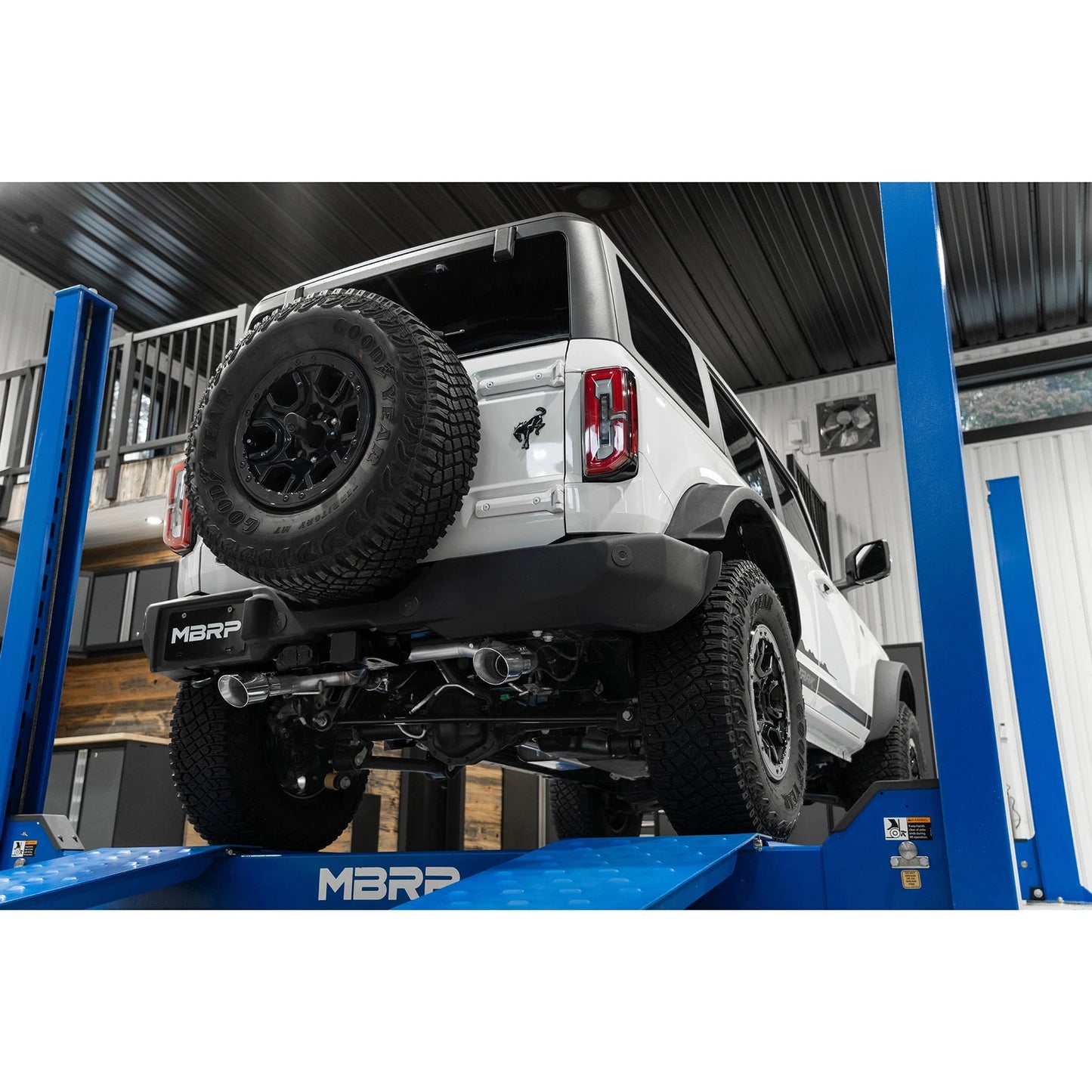 MBRP 3" Armor Pro D&S Dual Rear Exit Catback | Ford Bronco (21-22) (S5241304)