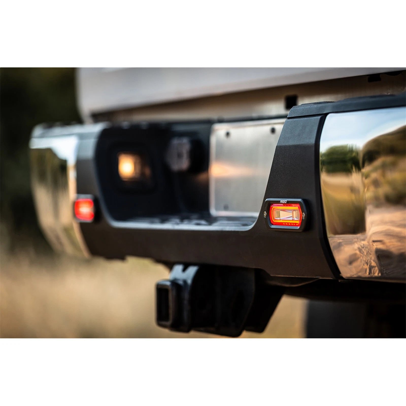 Rigid Industries Rigid SR-L Series LED Light Pod - Amber Halo / Surface / Pair (RIG53123)