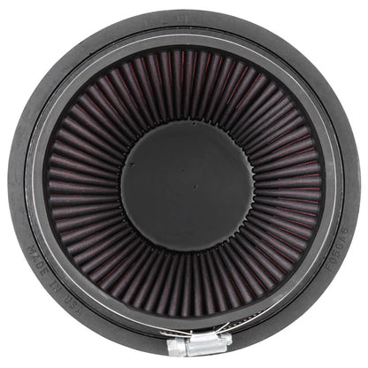 K&N RU-2800 Universal Round Tapered Performance Washable Air Filter for Intake