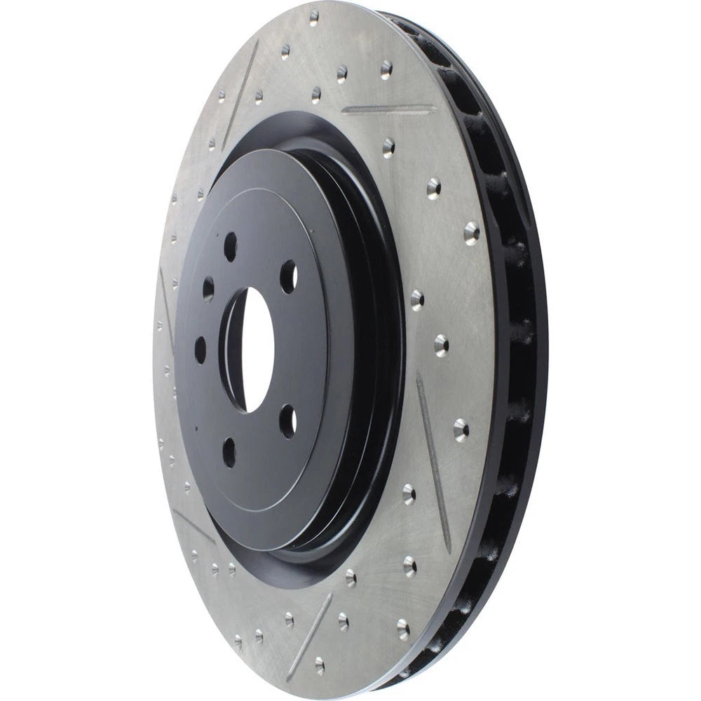 StopTech 127.62119R Rear Right Drilled Brake Rotor for 09-19 CTS / 10-20 Camaro