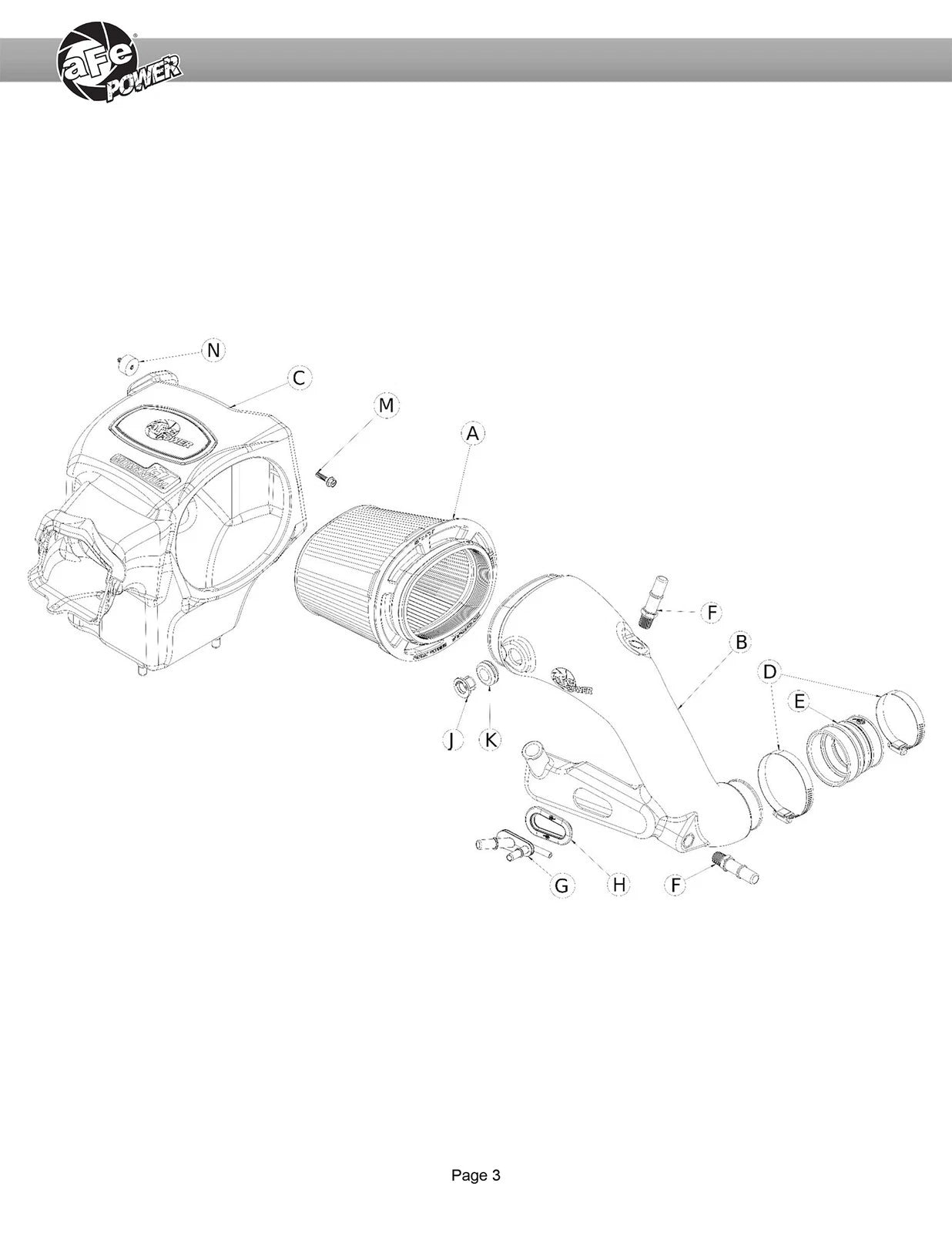 aFe Momentum HD Cold Air Intake System w/ Pro 5R Media | Ford Bronco 2.3L (21+) (50-70082R)