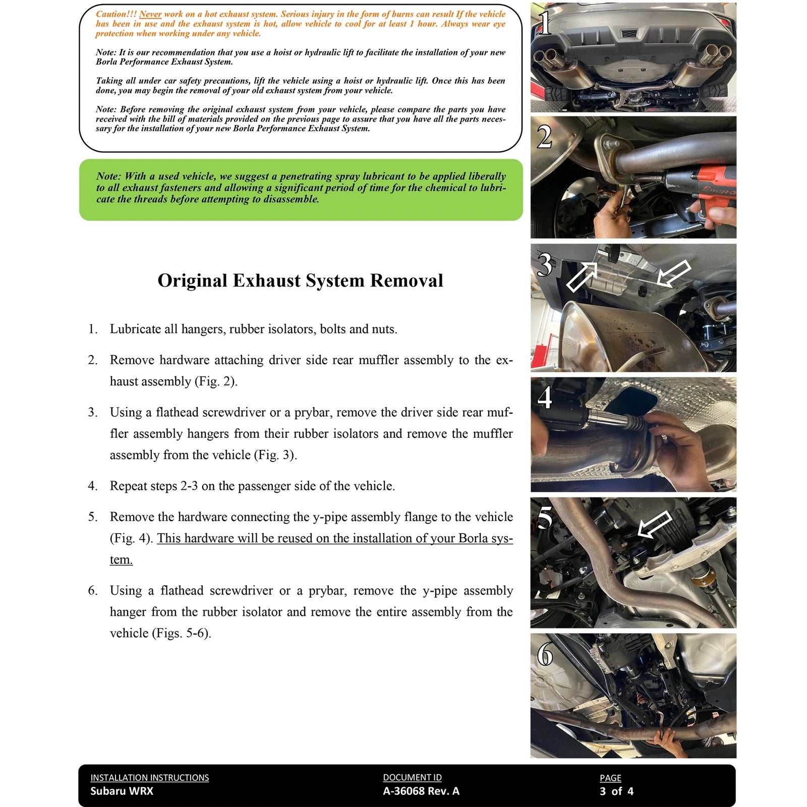 Borla S-Type Cat-Back Exhaust System | 2022+ Subaru WRX (140907)